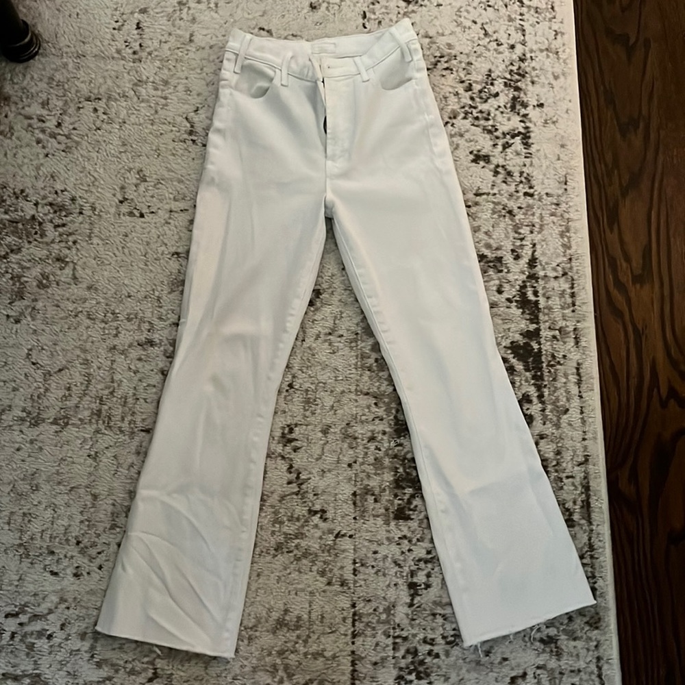 MOTHER Hustler Ankle Fray - Glass Slipper